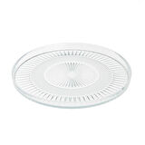 Elena Cam Tabak - Şeffaf - 16 cm