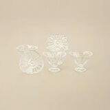 Alder 6'lı Ayaklı Kase - Şeffaf