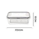 Fresh Box Dikdörtgen Bölmeli Saklama Kabı - 800 ml