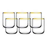 420112 Iconic Golden Touch 6'lı Bardak - 280 cc