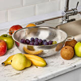 Çelik Makarna Süzgeci - 26 cm