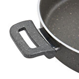 Granit Karnıyarık Tenceresi - Gri - 28 cm