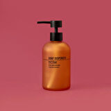 Cam Sıvı Sabunluk - Turuncu - 19 cm