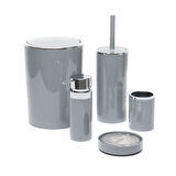 Lenox 5'li Banyo Aksesuar Set - Gri