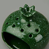 Deco Melograno Buhurdanlık - Yeşil - 10 cm