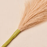 Dekoratif Tüy - Somon - 44 cm