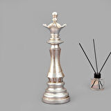 Deco Vezir Dekor - Gümüş - 38 cm