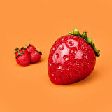 Deco Strawberry Dekor - Kırmızı - 13 cm