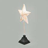 Deco Star Dekor - Beyaz / Gold - 33 cm