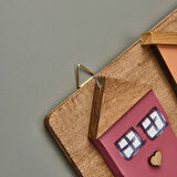 Deco Home Duvar Askısı - Renkli - 35x15 cm