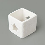 Deco Love Mumluk - Beyaz - 6x6 cm