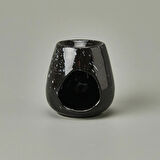 Deco Enyo Seramik Buhurdanlık - Siyah - 11 cm