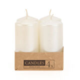 4'lü Bar Fener Mumu - Sedef - 3,8x8 cm