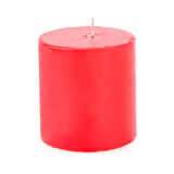 Scarlet Küçük Baton Mum - Kırmızı - 7x7 cm