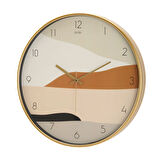 Pino Camlı Duvar Saati - Renkli - 42 cm