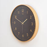 Eminent Duvar Saati - Siyah - 43 cm