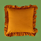 Soft Fancy Kırlent - Hardal - 40x40 cm