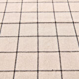 Trallies Runner - Ekru / Siyah - 45x150 cm