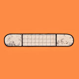 Evora Uzun Fırın Eldiveni - Ekru / Siyah - 16x85 cm