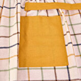 Madison Mutfak Önlüğü - Ekru / Renkli - 65x80 cm