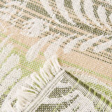 Soft Fathi Pamuklu Tek Kişilik Battaniye - Yeşil - 150x200 cm