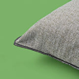 Soft Oras Kırlent - Gri - 35x55 cm