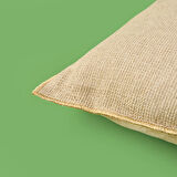 Soft Thiny Kırlent - Bej - 35x55 cm