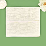 Soft Golden Star Line El Havlusu - Ekru - 30x50 cm