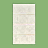 Soft Golden Star Line El Havlusu - Ekru - 30x50 cm