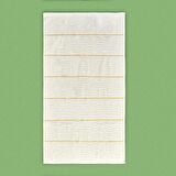 Soft Golden Star Line Yüz Havlusu - Ekru - 50x90 cm