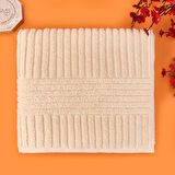 Soft Microcotton Yüz Havlusu - Bej - 50x90 cm