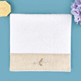 Soft French Cottage Ruva El Havlusu - Ekru - 30x50 cm