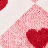 Soft Kalpli Pamuklu Çift Kişilik Battaniye - Kırmızı - 200x220 cm