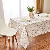 Fans Masa Örtüsü - Beyaz / Renkli - 150x220 cm