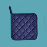 Gabardin Tutaç - Lacivert - 20x20 cm