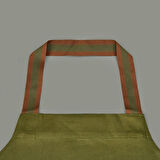 Gabardin Mutfak Önlüğü - Yeşil - 65x80 cm