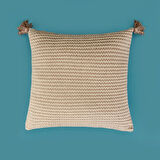 Soft Shiny Kırlent - Bej / Kahverengi - 45x45 cm