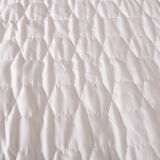 Soft Kapitoneli Sıvı Geçirmez Fitted Çift Kişilik Alez - Beyaz - 180x200 cm