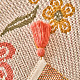 Soft Floriva Triko TV Battaniyesi - Krem - 120x160 cm