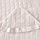 Soft Nando Çift Kişilik Lastikli Alez - Beyaz - 160x200 cm