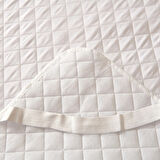 Soft Nando Basic Lastikli Alez - Beyaz - 100x200 cm