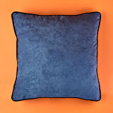 Soft Asas Kırlent - Mavi - 45x45 cm