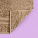 Soft Samantha Yüz Havlusu - Bej - 50x100 cm