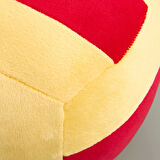 Soft Voleybol Topu Figürlü Yastık - Kırmızı / Sarı - 20 cm