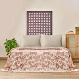 Soft Belloria Tek Kişilik Yatak Örtüsü - Kiremit - 160x255 cm