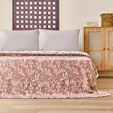 Soft Vinerya Tek Kişilik Yatak Örtüsü - Krem - 160x255 cm