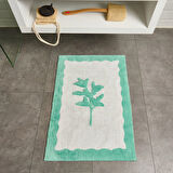 Soft Granny Summer Tufting Banyo Paspası - Beyaz - 60x90 cm