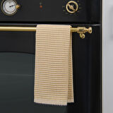 Soft Waffle Mutfak Havlusu - Sarı - 30x50 cm