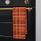 Soft Plaid Mutfak Havlusu - Kiremit - 40x66 cm