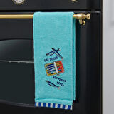 Soft İkan Mutfak Havlusu - Mavi - 40x66 cm